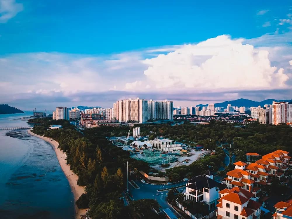 槟城（马来西亚）城市实景照片